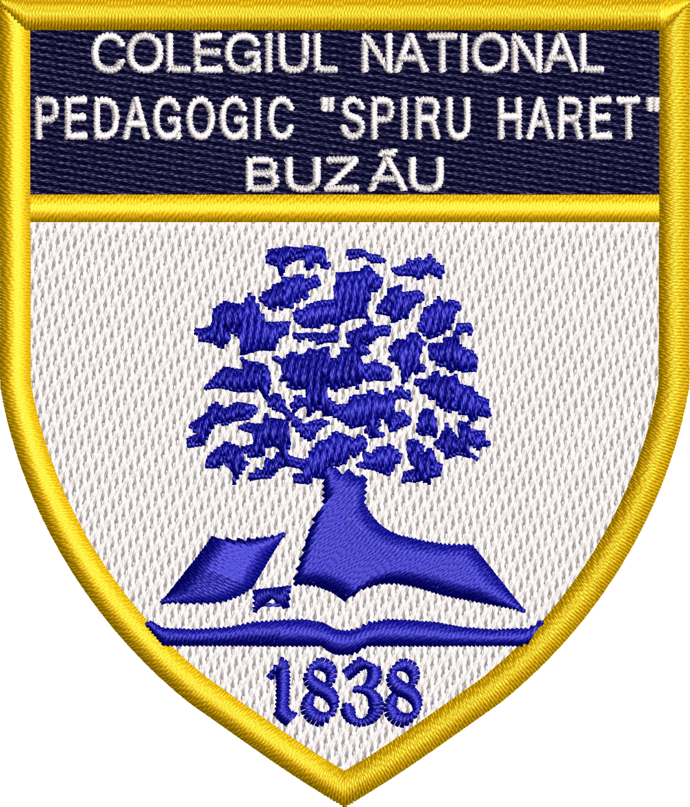 EMBLEMA SCOLARA COLEGIUL NATIONAL SPIRU HARET BUZAU 